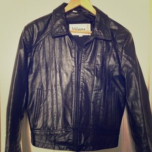 Vintage Wilson’s Black Leather Jacket